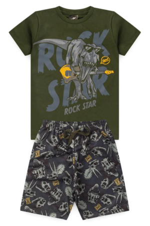 Conjunto Infantil Verão Menino Rock Star_1